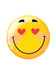 round cartoon face  and various shapes show facial expressions and emotions