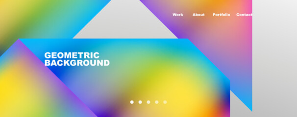 Dynamic lines, triangles, rectangles geometric abstract background. Vector Illustration For Wallpaper, Banner, Background, Card, Book Illustration, landing page