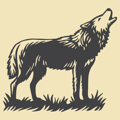 wolf vector illustration
