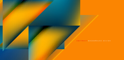 Dynamic triangle design with fluid gradient colors abstract background