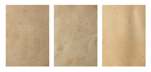 Vintage brown paper texture background. in A4 size for design work page cover book presentation....