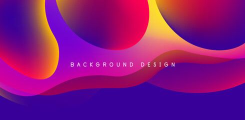 Fluid waves abstract background for covers, templates, flyers, placards, brochures, banners