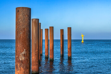 a building on the sea