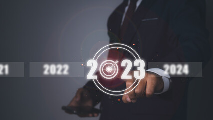 Business target and goal on new year 2023.
