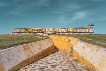Fort of San Jose el Alto, Spanish colonial fort in Campeche, Mexico.