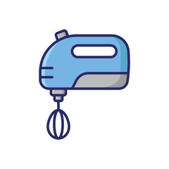 hand mixer icon vector design template in white background