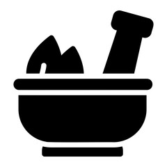 mortar glyph icon