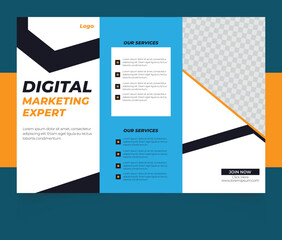 Business conference meeting social media post banner design template