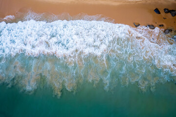 Beautiful tropical island with beach and coconut palm tree, freedom beach phuket