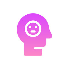 neutral flat gradient icon