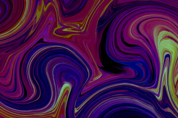 Abstract colorful marble fluid liquid background design.