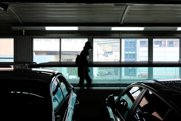 Fototapeta premium waiting for the train