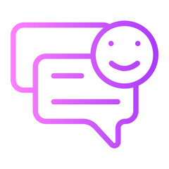 happy line icon