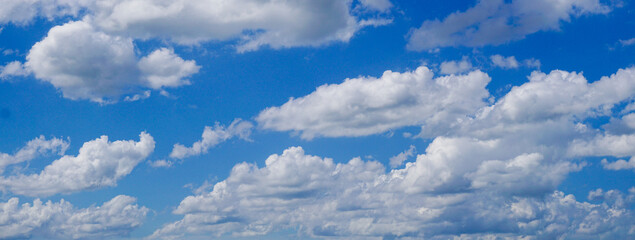 Abstract Natural blue sky and clouds background