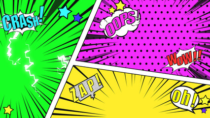 コミック風背景