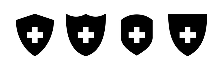 Health insurance icon vector for web and mobile app. Insurance document sign and symbol