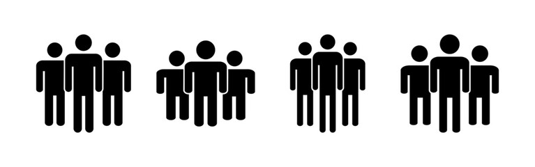 People icon vector for web and mobile app. person sign and symbol. User Icon vector