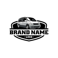 Fototapeta premium car illustration logo vector isolated