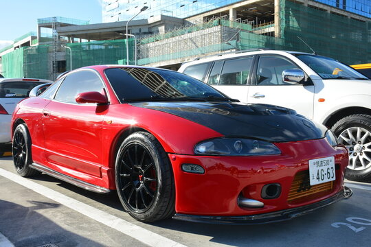 Mitsubishi eclipse spyder at East Side Collective car meet in San Juan, Philippines