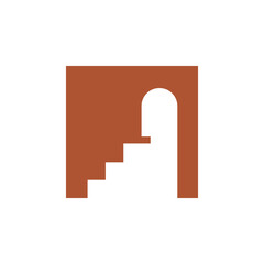 Bohemian Abstract Door Shape