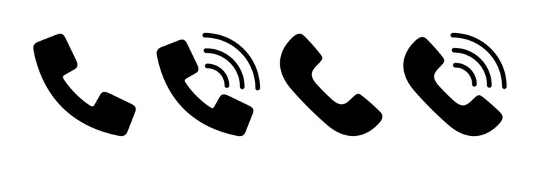 Call icon vector for web and mobile app. telephone sign and symbol. phone icon. contact us