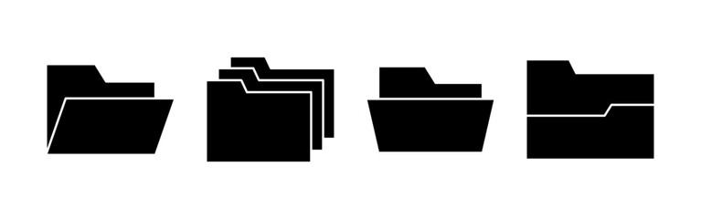 Folder icon vector for web and mobile app. folder sign and symbol