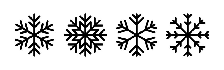 Snow icon vector for web and mobile app. snowflake sign and symbol