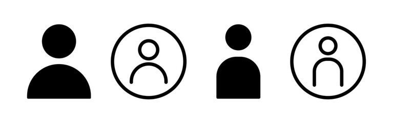 User Icon vector for web and mobile app. person sign and symbol. people icon.