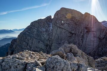 Hiking tour Križ - Stenar - Bovški gamsovec, Julian alps, Slovenia
