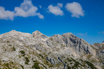 Hiking to Škednjovec peak in Bohinj