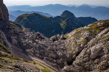 Hiking to Škednjovec peak in Bohinj