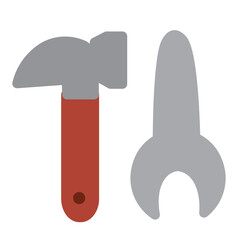 Hammer Flat Icon