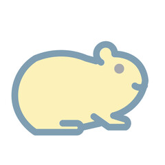 Hamster Flat Icon