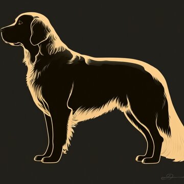 A Retriever Silouette