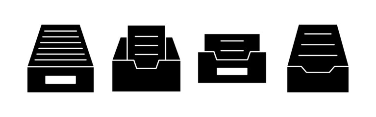 Archive folders icon vector for web and mobile app. Document vector icon. Archive storage icon.