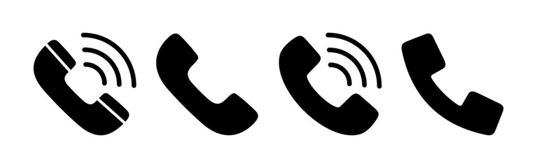 Call icon vector for web and mobile app. telephone sign and symbol. phone icon. contact us