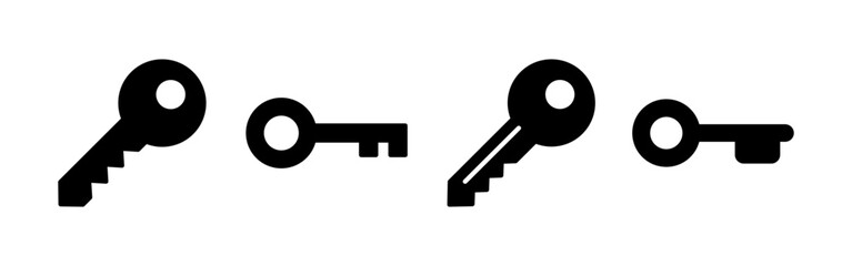 Key icon vector for web and mobile app. Key sign and symbol.