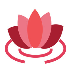 Lotus Flat Icon