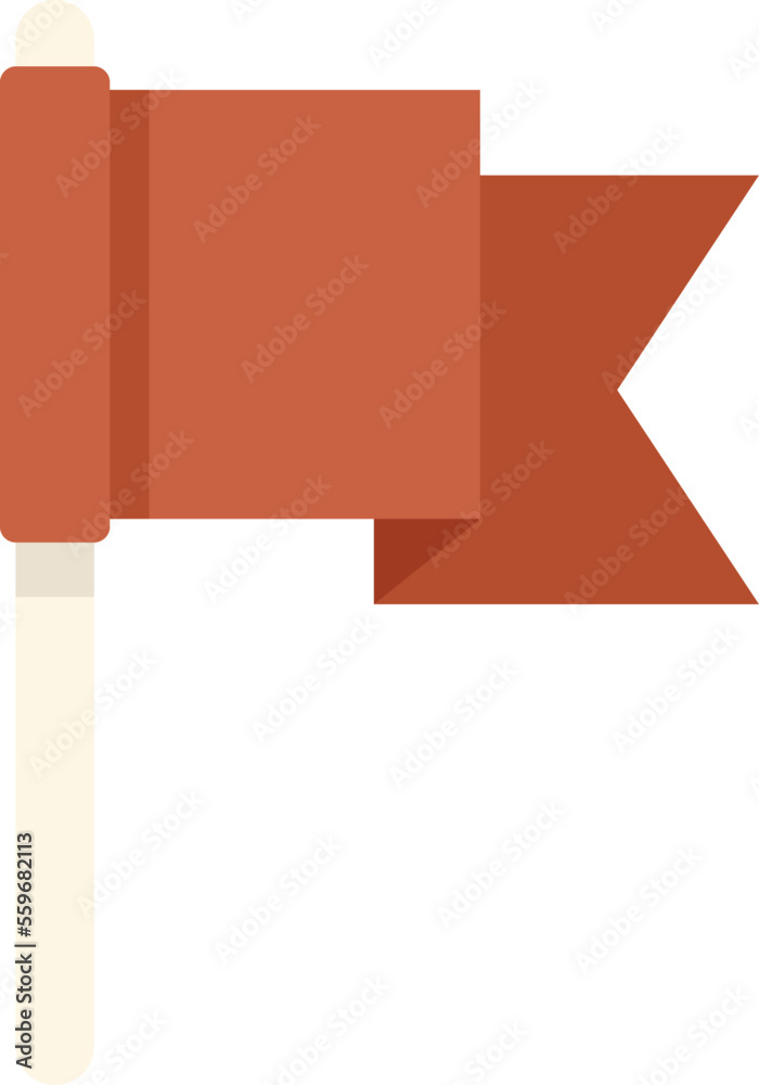 Poster web flag icon flat vector. app interface. mail internet isolated