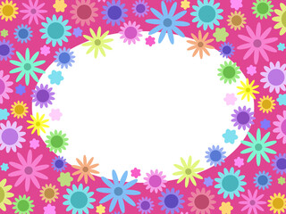 花のフレーム