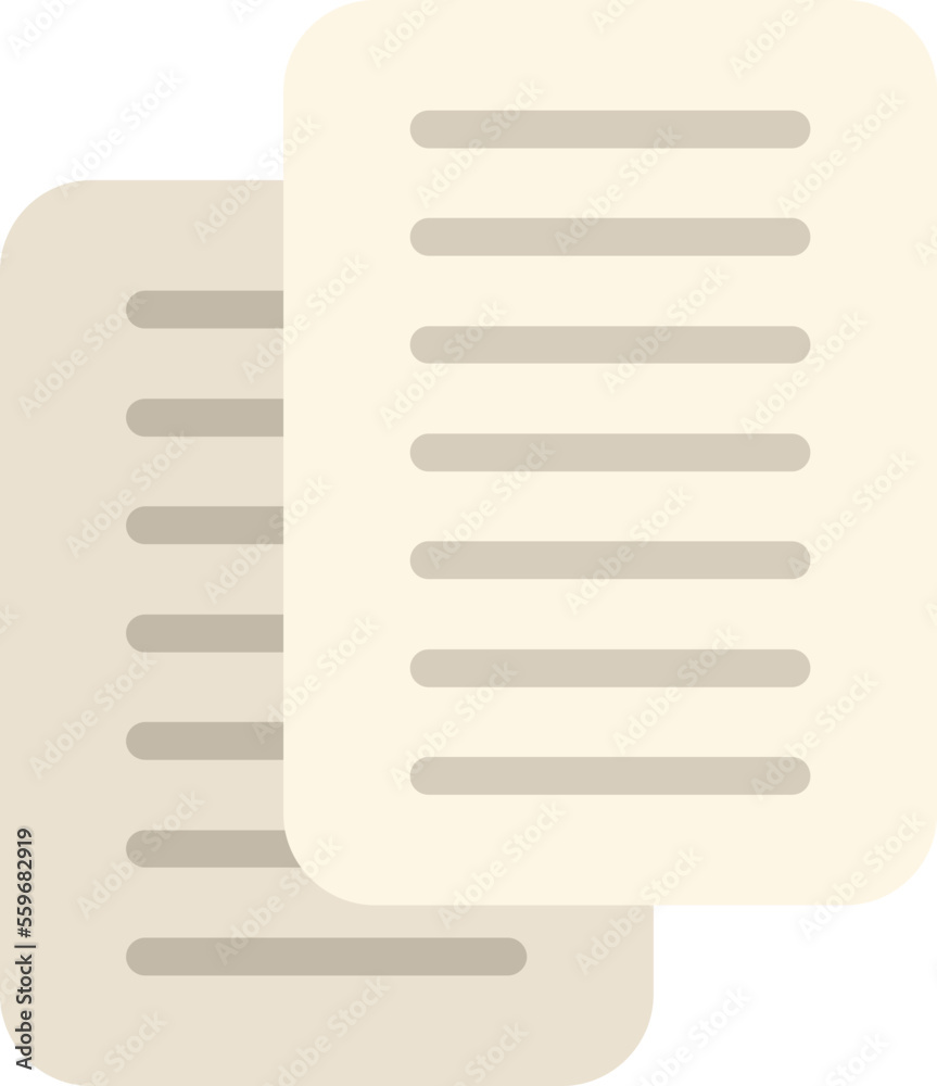Poster paper digital icon flat vector. window interface. box message isolated
