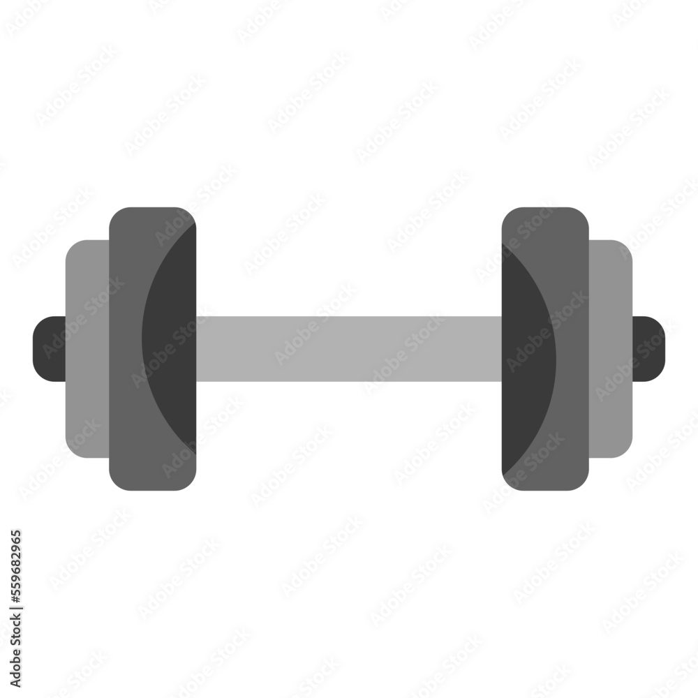 Wall mural dumbbell