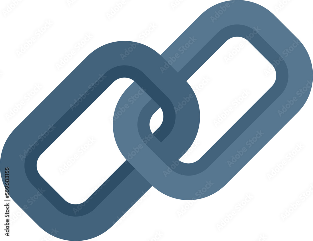 Poster computer chain icon flat vector. frame interface. internet user isolated
