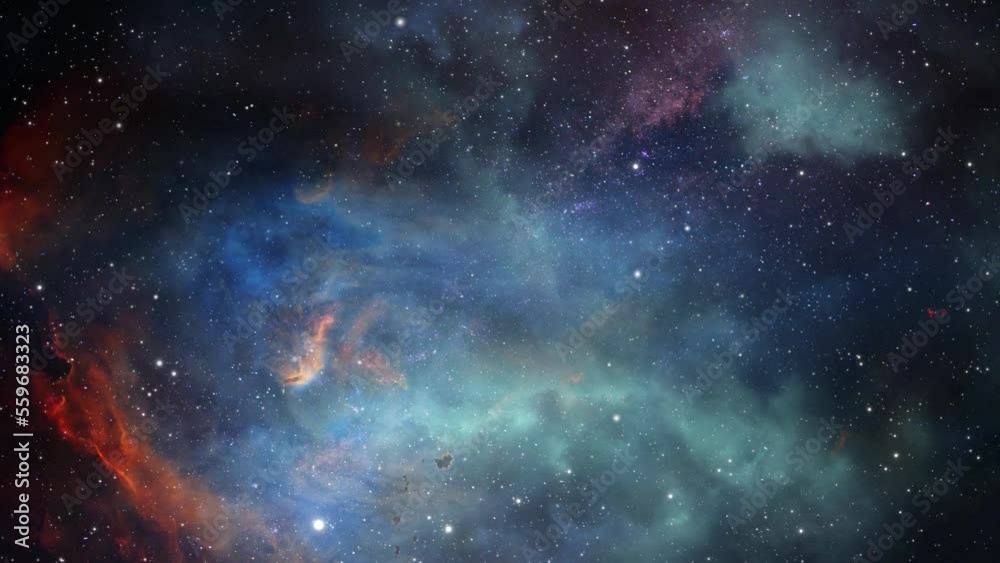Canvas Prints universe, nebula in outer space