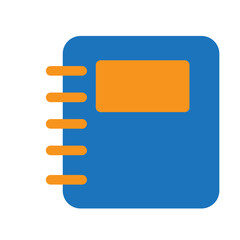 Obraz premium Notebook Flat Icon