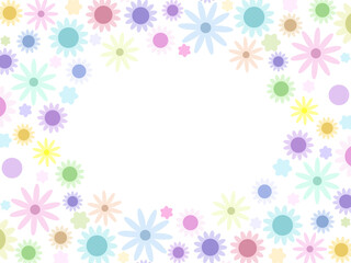 花のフレーム