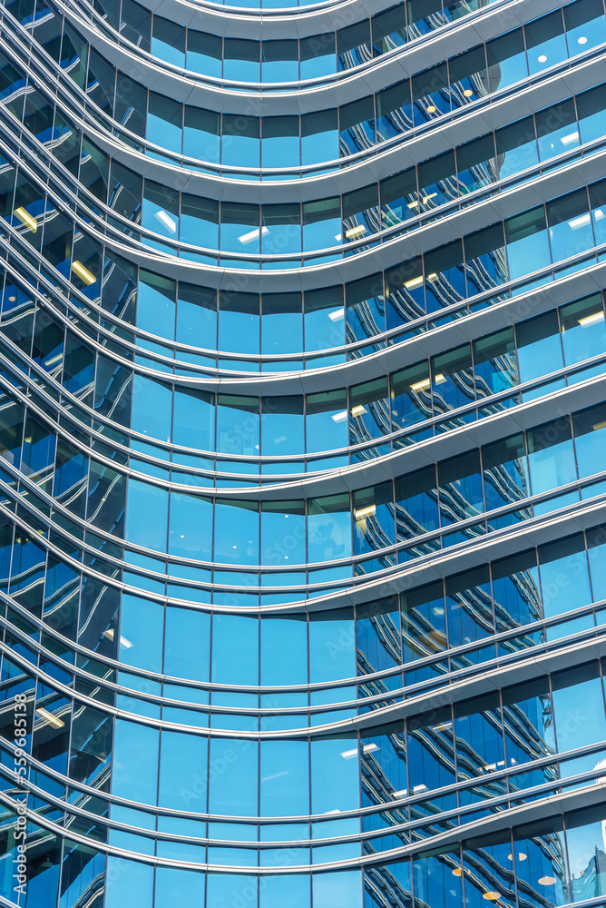 Aufkleber exterior of modern architecture. building abstract background