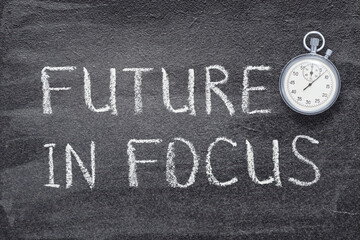 Fototapeta premium future in focus watch