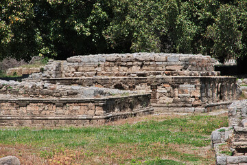 Fototapeta premium Taxila, Dharmarajika stupa and monastery, Pakistan