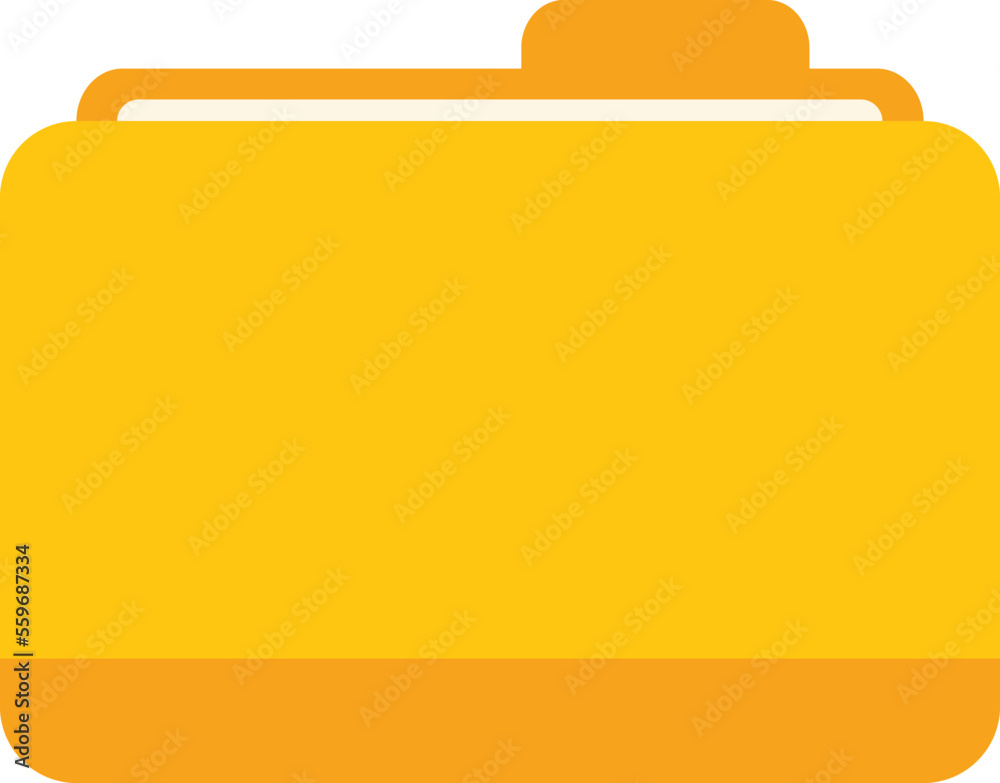 Poster computer folder icon flat vector. button interface. web design isolated